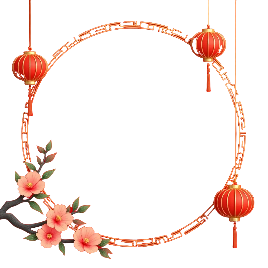 Chinese New Year Celebration Frame